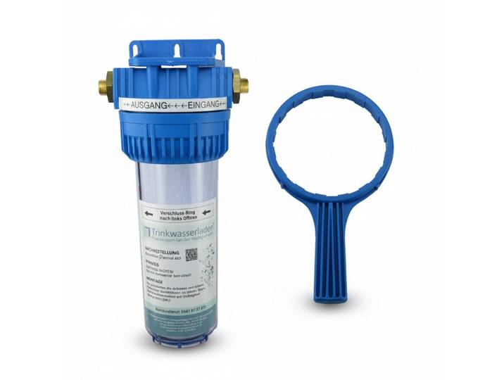 Trinkwasserladen Wasserhahn-Wasserfilter, Wasserfiltergehäuse Untertisch mit Wasserhahn für Filter