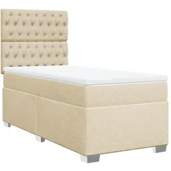 vidaXL, Boxspringbett, Cheryl (Knopfheftung Design) (90 x 190 cm)