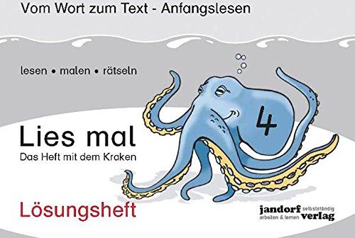 Lies mal 4 - Das Heft mit dem Kraken: Lösungsheft - Preis vom 01.10.2026 17:08:56 h