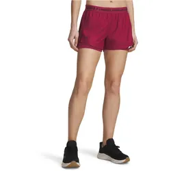 UNDER ARMOUR Tech Play Up 2in1 Trainingsshorts Damen 622 - claret/claret/ox blood XXL
