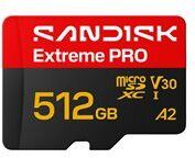 SanDisk extreme pro microsdxc uhs-i card 512gb microsd 250mb/s read / 170mb/s