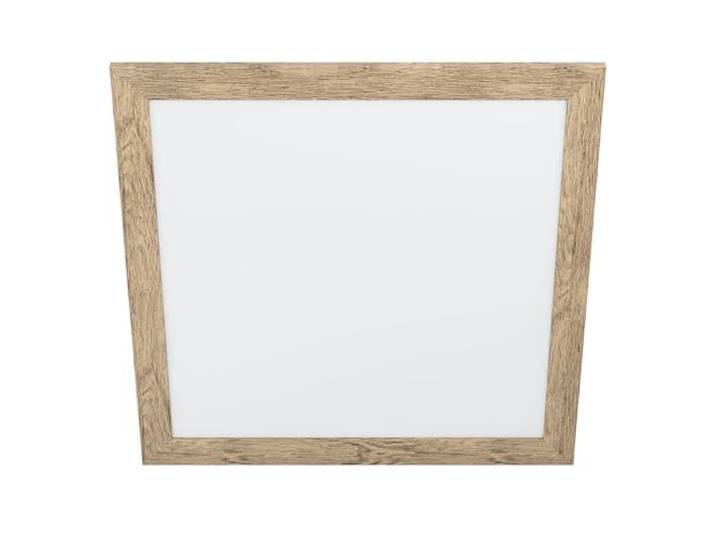 EGLO LED Panel Piglionasso mit Holz Deko-Rahmen