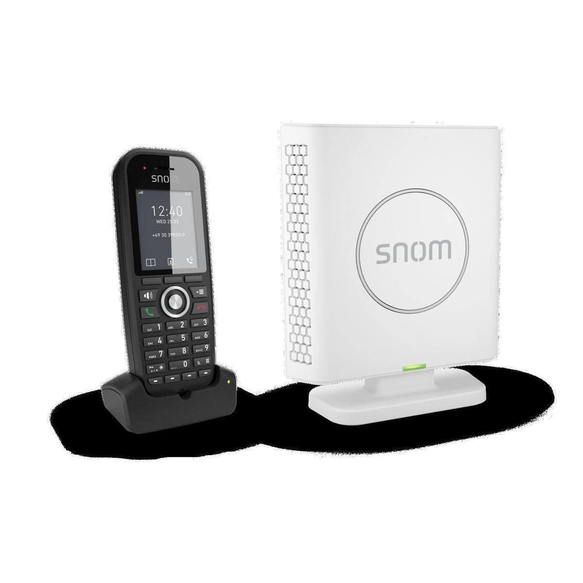 Snom m430 IP-DECT basisstation en handset