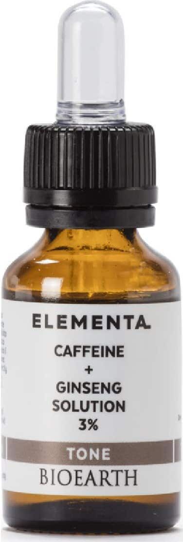 Bioearth Elemental Solución de Cafeína + gingseng 3% 15 ml