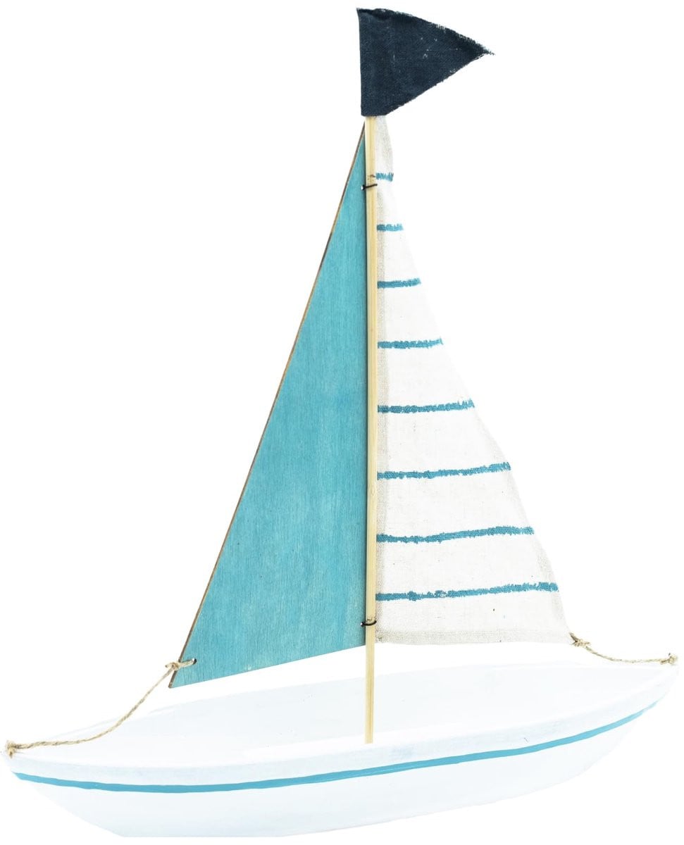 Unyqoos Charmant Houten Zeilschip voor Maritieme Decoratie in Huis of Kantoor