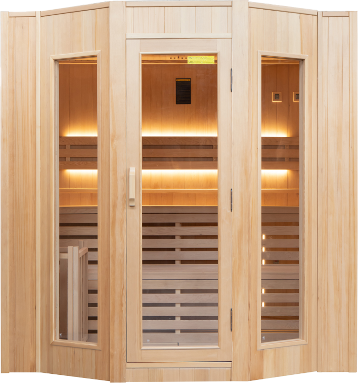 Sauna traditionnel vapeur France Sauna ZEN 4 – 4 à 6 places