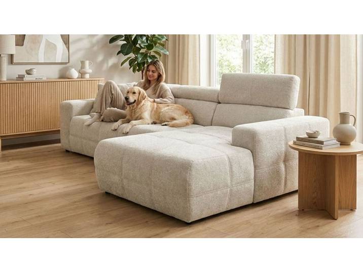 Ecksofa OTTO HOME Ballerup 235 x 175 cm, auch mit verstellbarer Sitztiefe , grau (silber), B:285cm H:80cm T:175cm, 100% Polyester, Sofas, Ecksofa, Kopfteile & Sitztiefe verstellbar, Pet Friendly Bezug, L-Form
