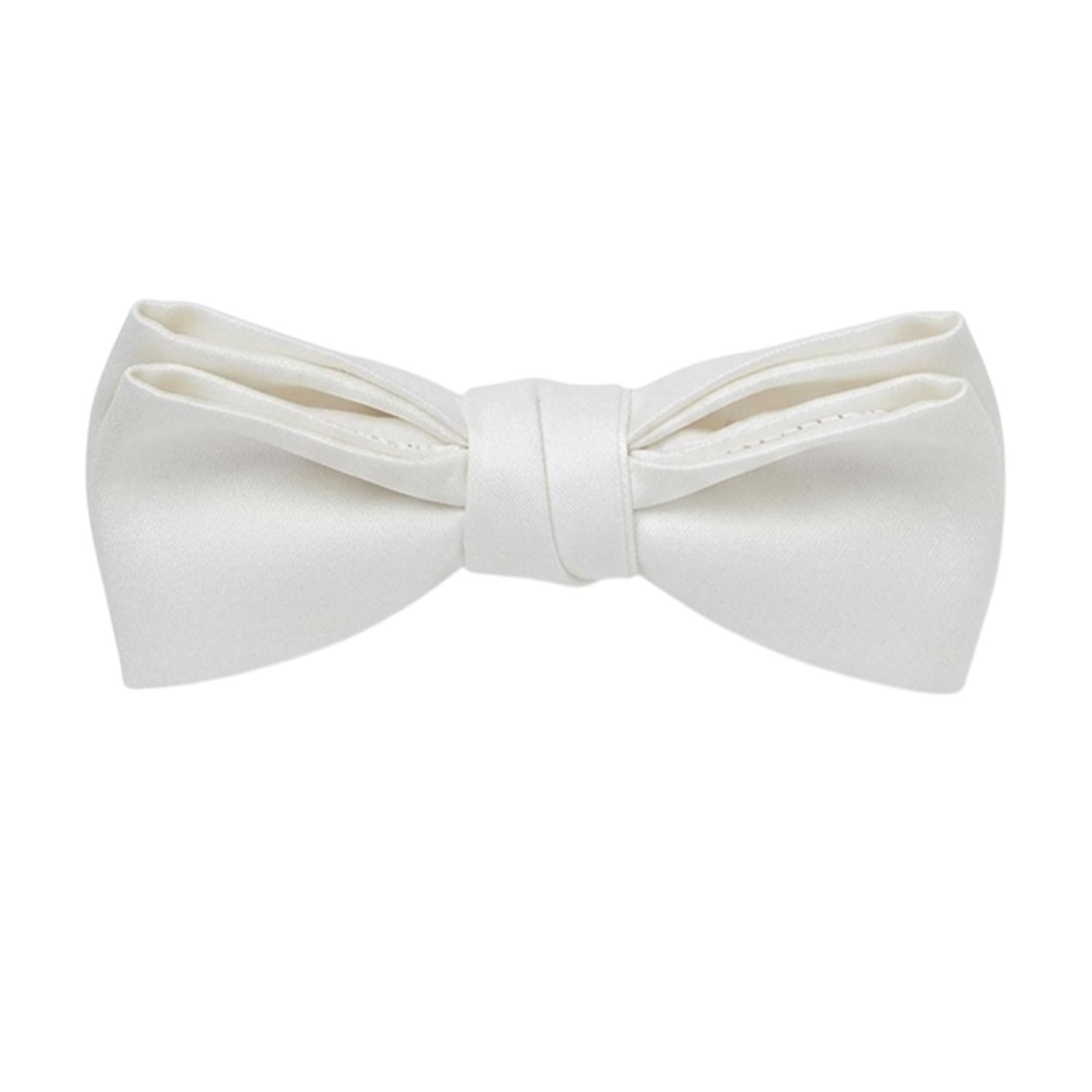 Off White - Fliege, Satin, Formell (Weiß)