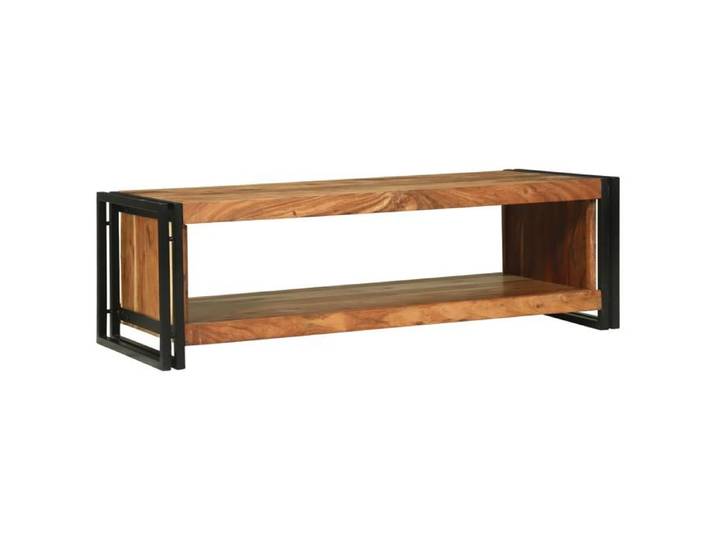 Moderne Table de Salon Table basse 120x50x38 cm en bois massif d'acacia @FR(130165)