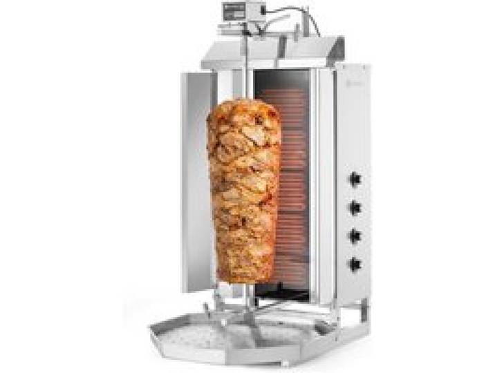 Grill à Kebab Électrique - 4 Zones de Chauffe - Hendi