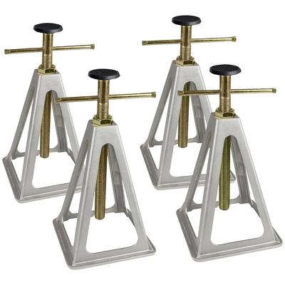 Anhänger-Abstellstütze CALIMA, silber (silberfarben), Abstellstützen, aus Aluminium