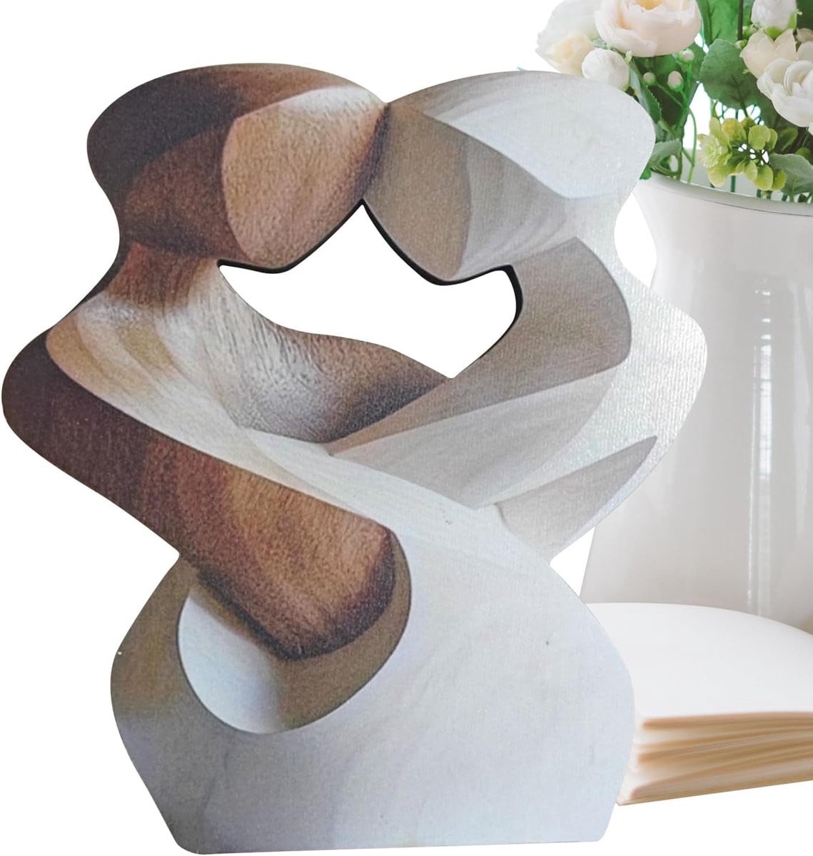 Romantische Paarbeeld Sculptuur voor Decoratie in de Woonkamer of bij een Bruiloft