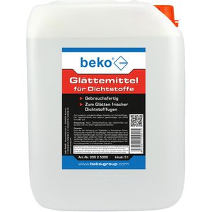 Beko Glättmittel 20025000 für Silikon & Dichtstoffe, gebrauchsfertig im Kanister, 5000ml