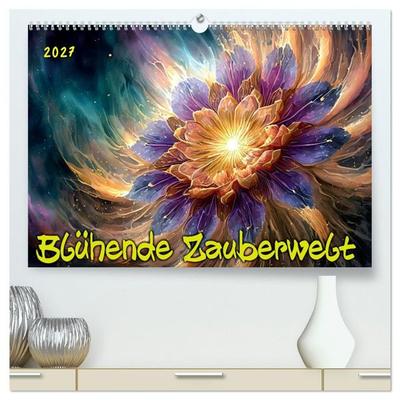 Blühende Zauberwelt (hochwertiger Premium Wandkalender 2027 DIN A2 quer), Kunstdruck in Hochglanz