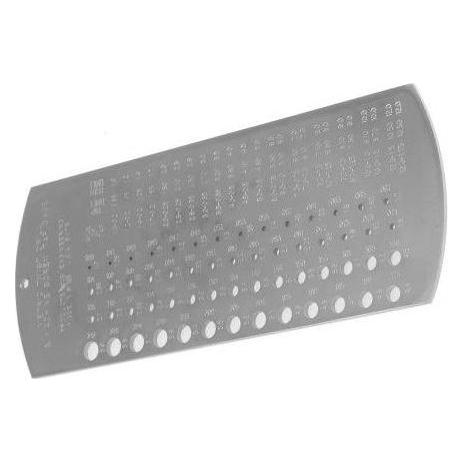 RS PRO Bohrlehre Stahl 1.0 - 5.9mm (6830696)