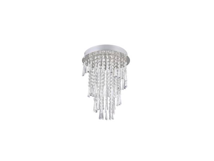 Led-Deckenleuchte, Chromfarben, Transparent, Metall, Kunststoff, 40.0 cm, Lampen & Leuchten, LED Beleuchtung, LED-Deckenleuchten