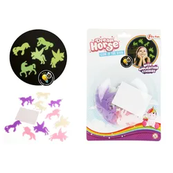 Toi-Toys - DREAM HORSE Glow in The Dark Shapes Einhorn-Aufkleber (12 Stück)