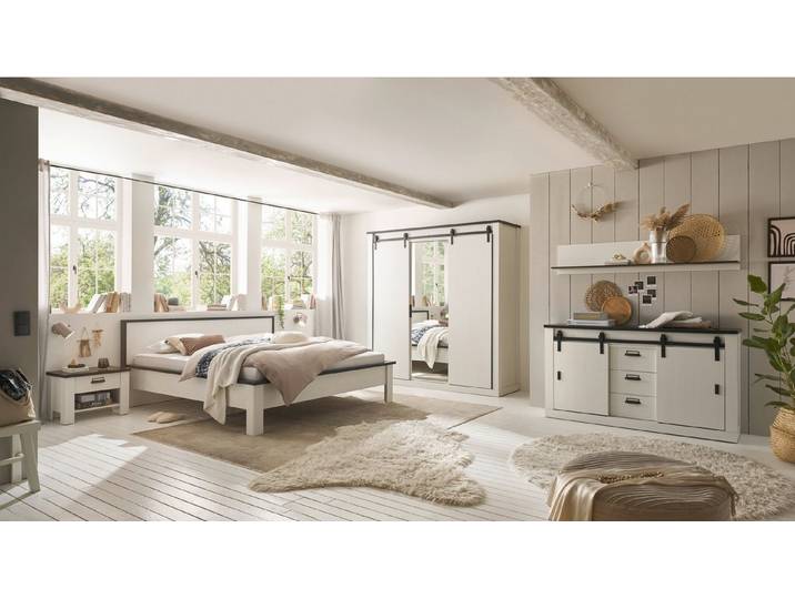 99rooms Schlafzimmer-Set Woodsher, (Set (6-St), Komplett Schlafzimmer), mit viel Stauraum, Soft-Close-Funktion, ohne Matratze & Lattenrost