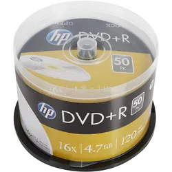 HP DVD+R 4.7GB/120Min/16x Cakebox (50 Disc) (50x), Optischer Datenträger