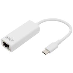 Digitus Netzwerk, USB 3.2 Gen 1 (USB 3.0) Adapter [1x USB 3.2 Gen 1 Stecker C (USB 3.0) - 1x RJ45-Buchse] DN-3024 20.00 cm Geschirmt