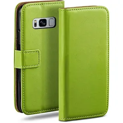 moex Book Case für Samsung Galaxy S8 Klapphülle mit Kartenfach