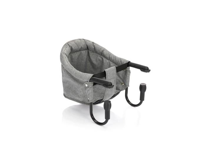 My Baby Lou Tischsitz Maxi, Hellgrau, Füllung: Polyester, 38x28.5x58.5 cm, SGS-geprüft, rutschfeste Gummiauflagen, Sicherheitsgurt, flach zusammenfaltbar, Babymöbel & Kindermöbel, Babyzimmer, Hochstühle