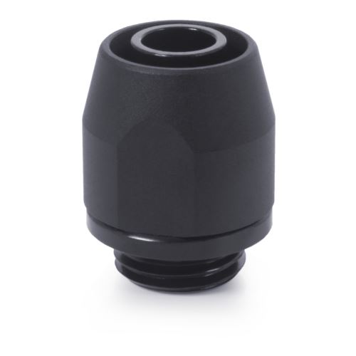 Alphacool HF Anschraubtülle TPV Metall - 12,7/7,6mm Gerade - Black