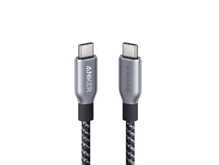Anker Prime Câble USB-C vers USB-C, 240W avec recharge rapide USB 2.0, en nylon tressé upcyclé haute durabilité et compatible iPhone 16/16 Pro/16 Pro Max/16 Plus, MacBook, iPad, Galaxy S24 - 0,9 m