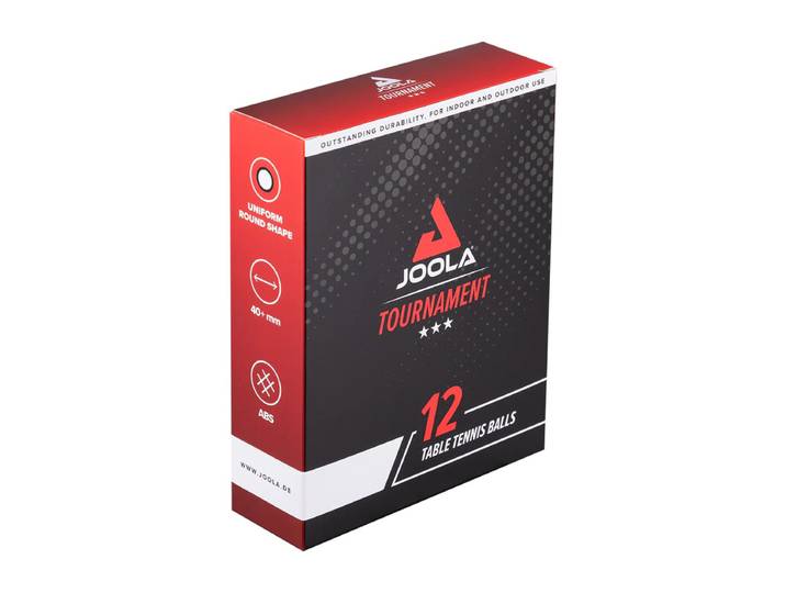 JOOLA tafeltennisbal 12-pack toernooi*** ABS 40+ WH