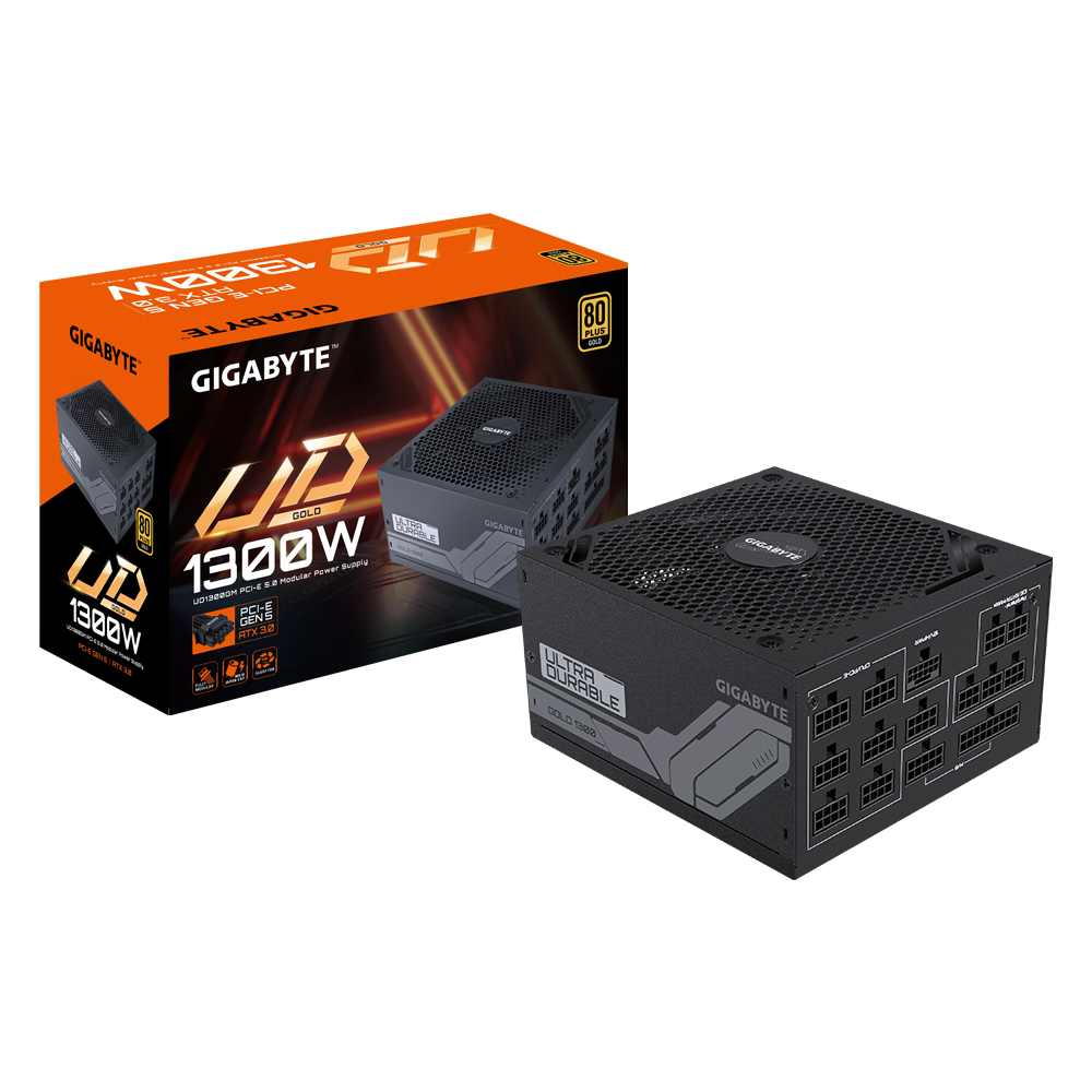 GIGABYTE UD1300GM PG5 1300W ATX 3.0 PCIe5.0 Netzteil, 80+ Gold, voll modular GP-UD1300GM PG5