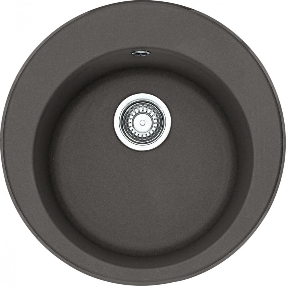 Franke Smart ROG 610-41 Einbauspüle Schiefergrau Fragranite für Unterschrank ab 45 cm, Drehknopf - inkl.