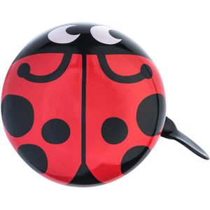 Legami Fahrradklingel DRI0011, Ladybug, rot, Kinderglocke, mit Marienkäfer Motiv, Stahl