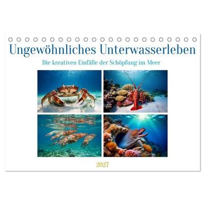 Ungewöhnliches Unterwasserleben (Tischkalender 2027 DIN A5 quer), CALVENDO Monatskalender