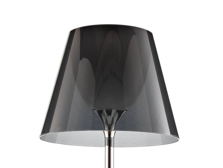 Bibliotheque National Stehleuchte Smoke - Flos BIBLIOTH.NAT - Wohnzimmer - Design - Metall - Mit Schirm