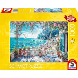 Schmidt Spiele - Terrasse am Meer, 1.000 Teile Puzzle