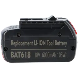 Ersatzakku für Bosch Professional 18V 6.0Ah Li-Ion