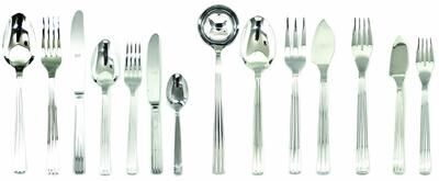 Mepra Sole Flatware Set - 113 Pieces - Stainless Steel