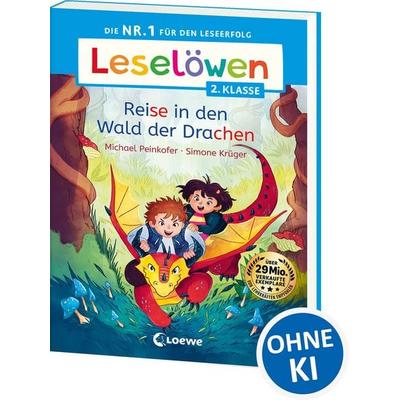 Leselöwen 2. Klasse - Reise in den Wald der Drachen, Taschenbuch von Michael Peinkofer, Loewe, 978-3-7432-2588-6