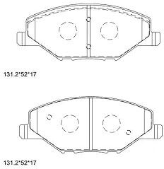 VAICO V10-4497 Brake pad set