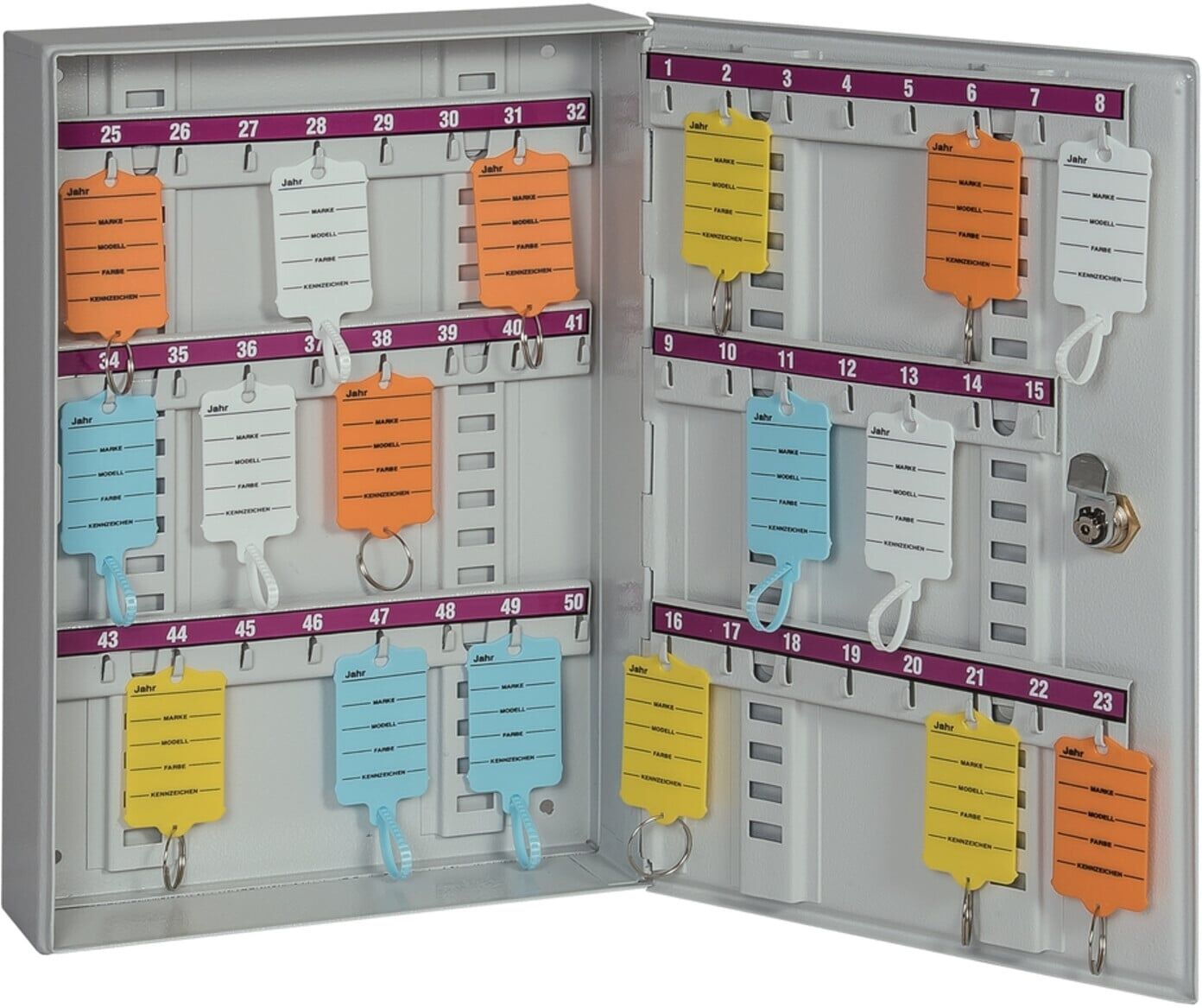 Eichner Schlüsselschrank aus Metall 360 x 235 x 60 mm (9201-00002)