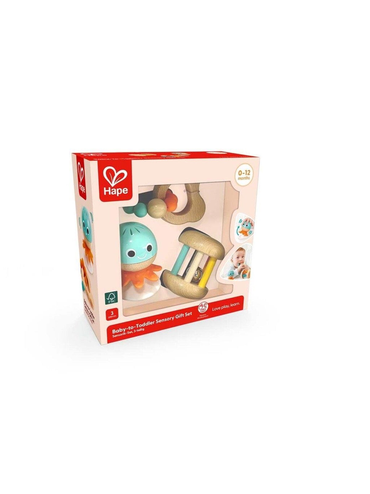 Hape Baby-to-Toddler Sensory Gift Set