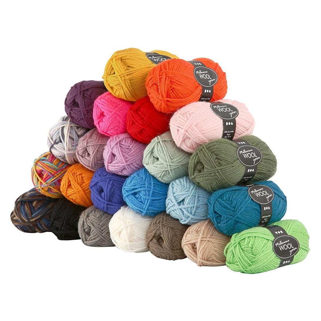 Creativ Company Melbourne Garen, L: 92 m, 50 g, 24 Schmerzen (92 m) (5707167159552)