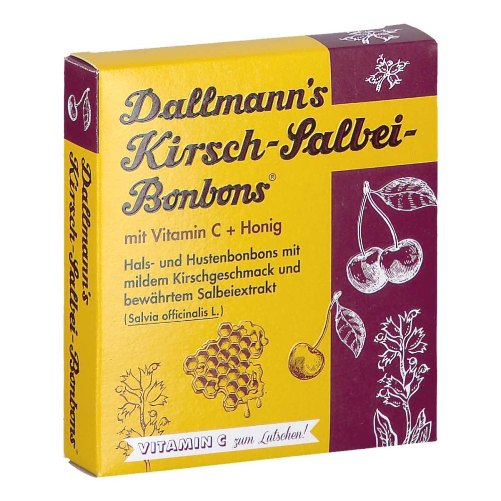 Dallmann's Pharma Candy GmbH Dallmanns Kirsch Salbei Bonbons M.vitamin C+honig 19077838