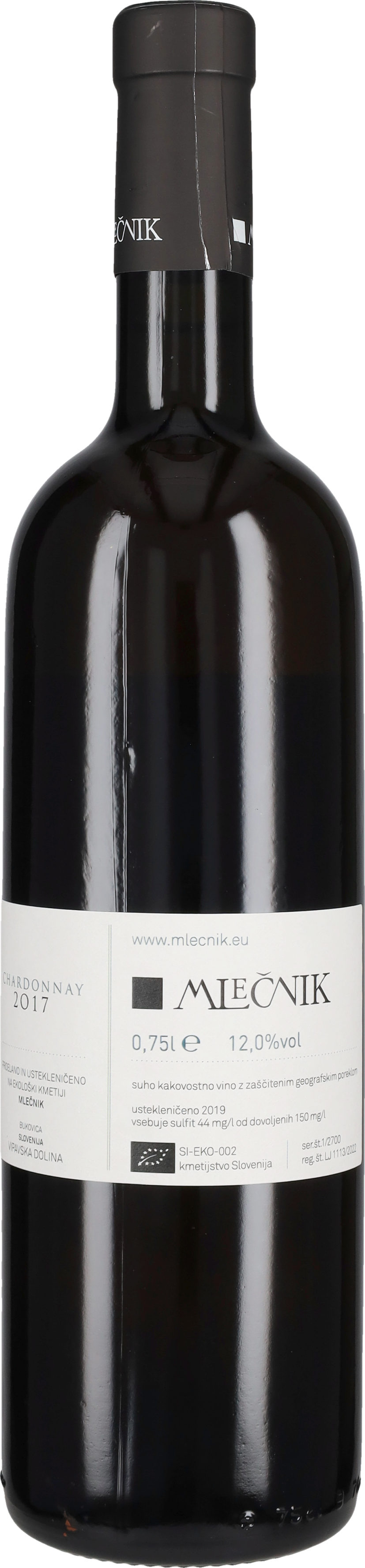 Chardonnay Mlecnik 2017