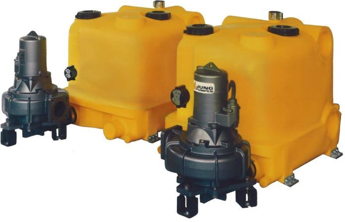 Jung Pumpen compli Fäkalienhebeanlage JP50139 2575/2 B5 HL, Doppelanlage