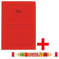 ELCO Organisationsmappe »Ordo classico« 100 Stück inkl. Fruchtgummi »Mega Roulette« 4 intensiv-rot