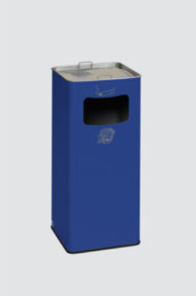 VAR Collecteur de déchets/cendrier B 32R bleu gentiane 53,4 l (3083)