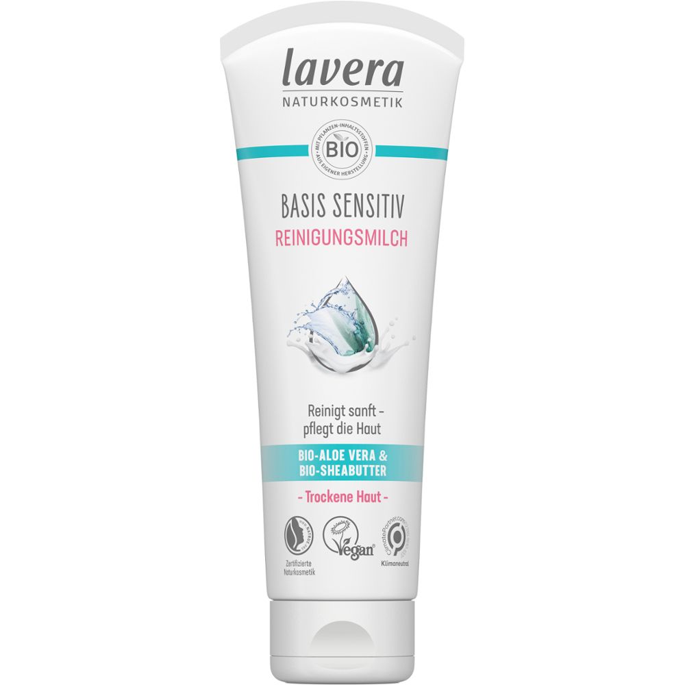 Lavera basis sensitiv Reinigungsmilch 125 ml Milch