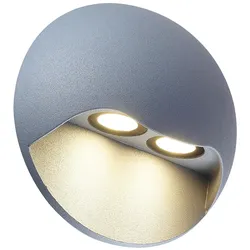 Näve LED Außenwandleuchte "Vedus" d:13cm