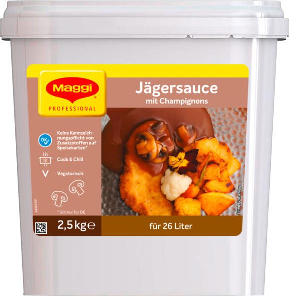 Maggi® Professional Jägersauce mit Champignons 2,5 kg 5035814002